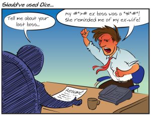 Hiring Humor: Ex-Boss Bashing